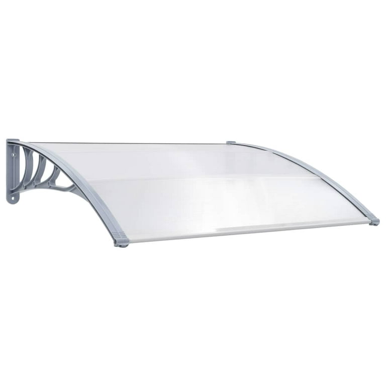 Details about   vidaXL 47" x 39" Door Canopy Patio Awning Outdoor Polycarbonate Front Window